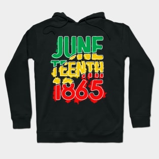 Juneteenth 1865 Black History Hoodie